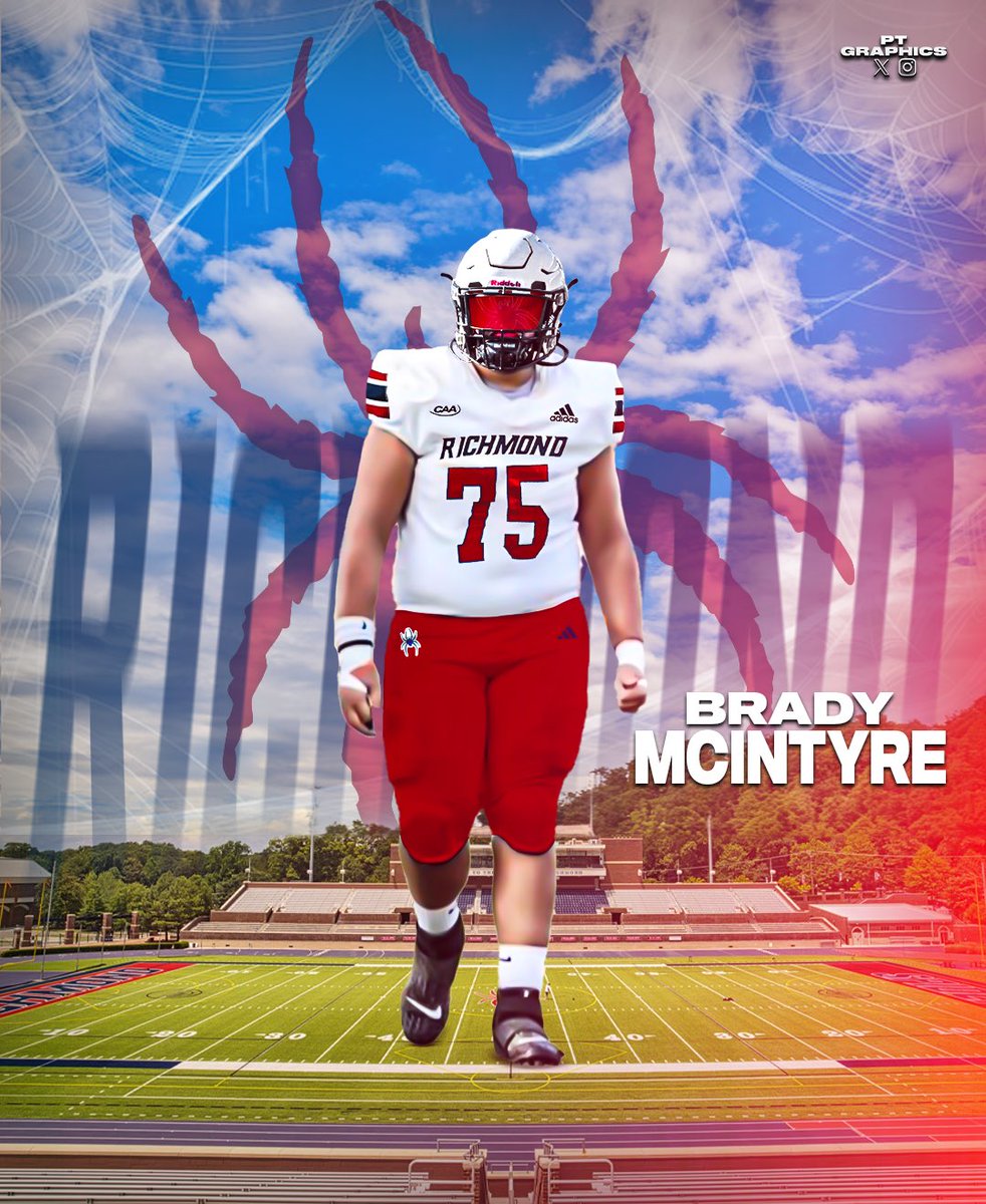 #AGTG I am blessed to announce my COMMITMENT to The University of Richmond! Thank you to my Family, Coaches, and Friends who have supported me along the way! I’M STAYING HOME 🏠! Go Spiders 🕷️! <a href="/RussHuesman/">Russ Huesman</a> <a href="/CoachKKennedy/">Keegan Kennedy</a> <a href="/CoachOctober/">Winston October</a> <a href="/DrewBrookes51/">Andrew Brookes</a> <a href="/mvillehighfb/">Mechanicsville High School Football</a> <a href="/aleceberle54/">Alec Eberle</a>