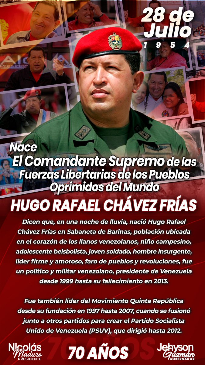 Sofi_256lp's tweet photo. #28Jul || #Efemérides

#VotaPorLaPaz2024 https://t.co/kNSeXrert0