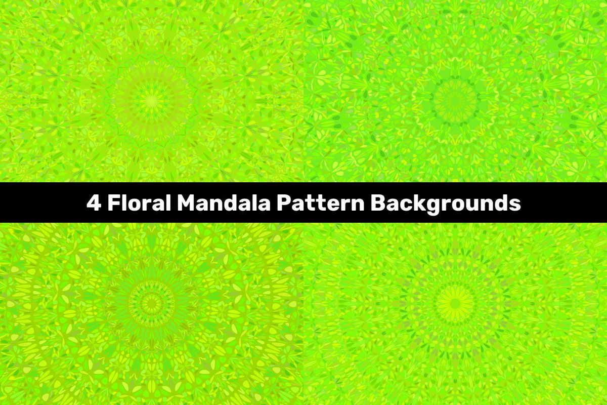 DavidZydd's tweet photo. 4 Floral Mandala Pattern Backgrounds https://t.co/rD9YFdvCh0 #PremiumVectorBackgrounds #PremiumVectorPatterns #botanical #VectorDesign #vector #PremiumVectorGraphicDesign #landingpage #vectorbackground #floraldesign #DiscountPatterns #CheapVectorPattern https://t.co/muy3fdVdh2