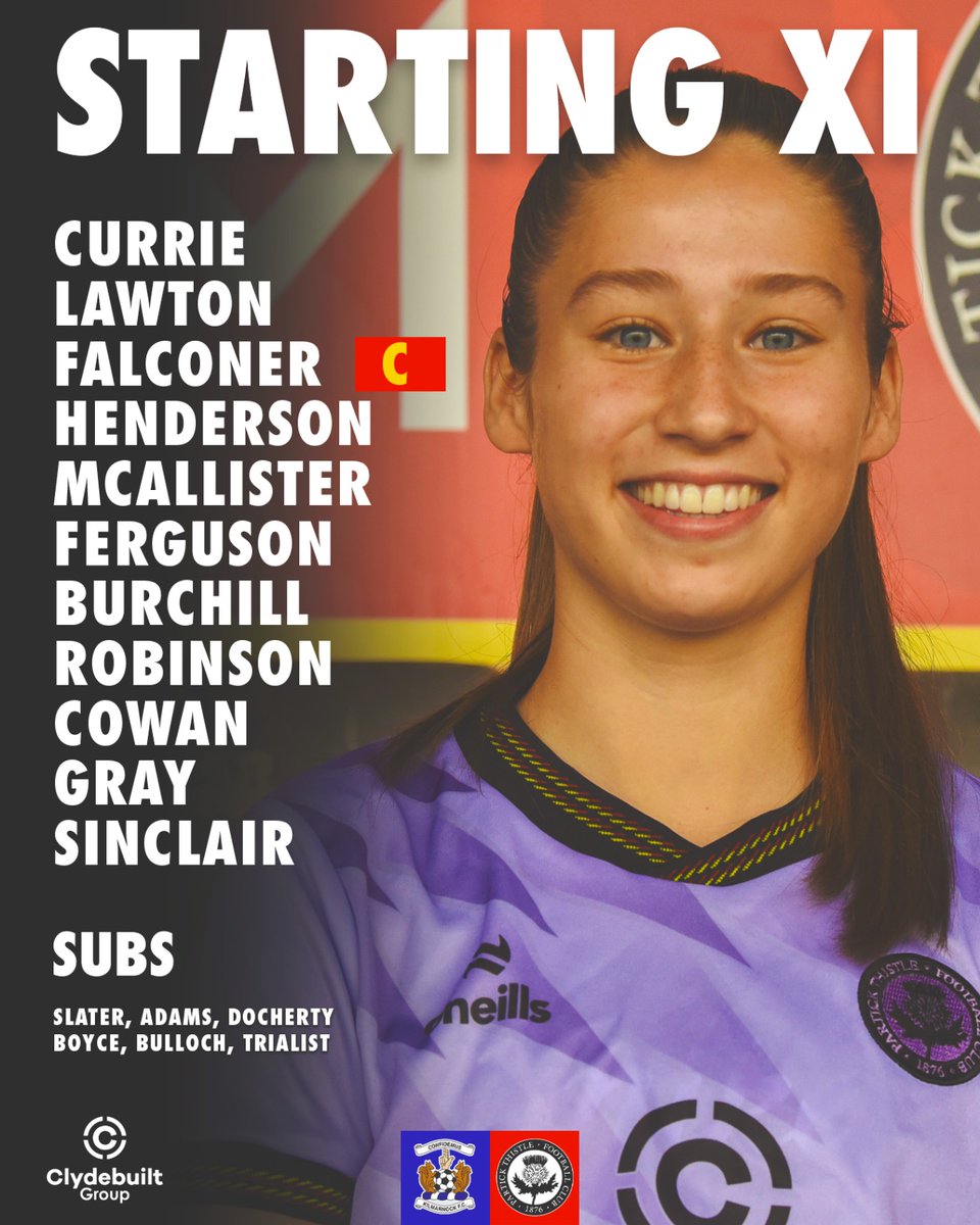 ThistleWFC's tweet photo. 📋Your PTWFC lineup to face Kilmarnock in this afternoon's friendly.

#KWFCvsPTWFC #BePartOfThis https://t.co/afR4mIseGk