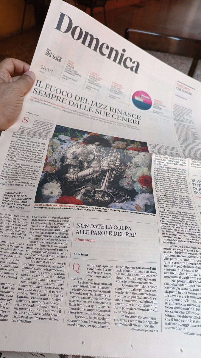 AMIR ISSAA (@amirissaa) on Twitter photo "Non date la colpa alle parole del rap" - Sull'inserto domenicale del <a href="/sole24ore/">IlSole24ORE</a> è uscito un mio articolo in cui parlo del #rap e del suo potere comunicativo e sociale. Ringrazio <a href="/CristinaBattoc4/">Cristina Battocletti</a> e tutta la redazione.
st.ilsole24ore.com/landingAbbonam… "Non date la colpa alle parole del rap" - Sull'inserto domenicale del <a href="/sole24ore/">IlSole24ORE</a> è uscito un mio articolo in cui parlo del #rap e del suo potere comunicativo e sociale. Ringrazio <a href="/CristinaBattoc4/">Cristina Battocletti</a> e tutta la redazione.
st.ilsole24ore.com/landingAbbonam…