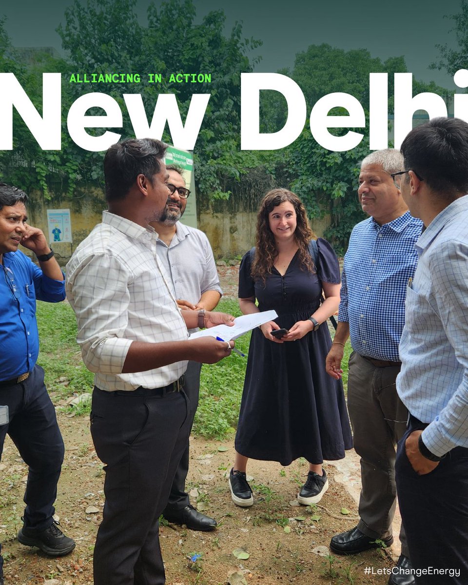 EnergyAlliance's tweet photo. We were thrilled to join @RockefellerFdn @toeydayal in India for a deep dive into Battery Energy Storage Systems (BESS) initiatives, visiting the first-ever standalone BESS project with New Delhi's utility.
Missed the story on your feed? Click for more: https://t.co/0g9OpYjZPR https://t.co/SD1JClfOEF