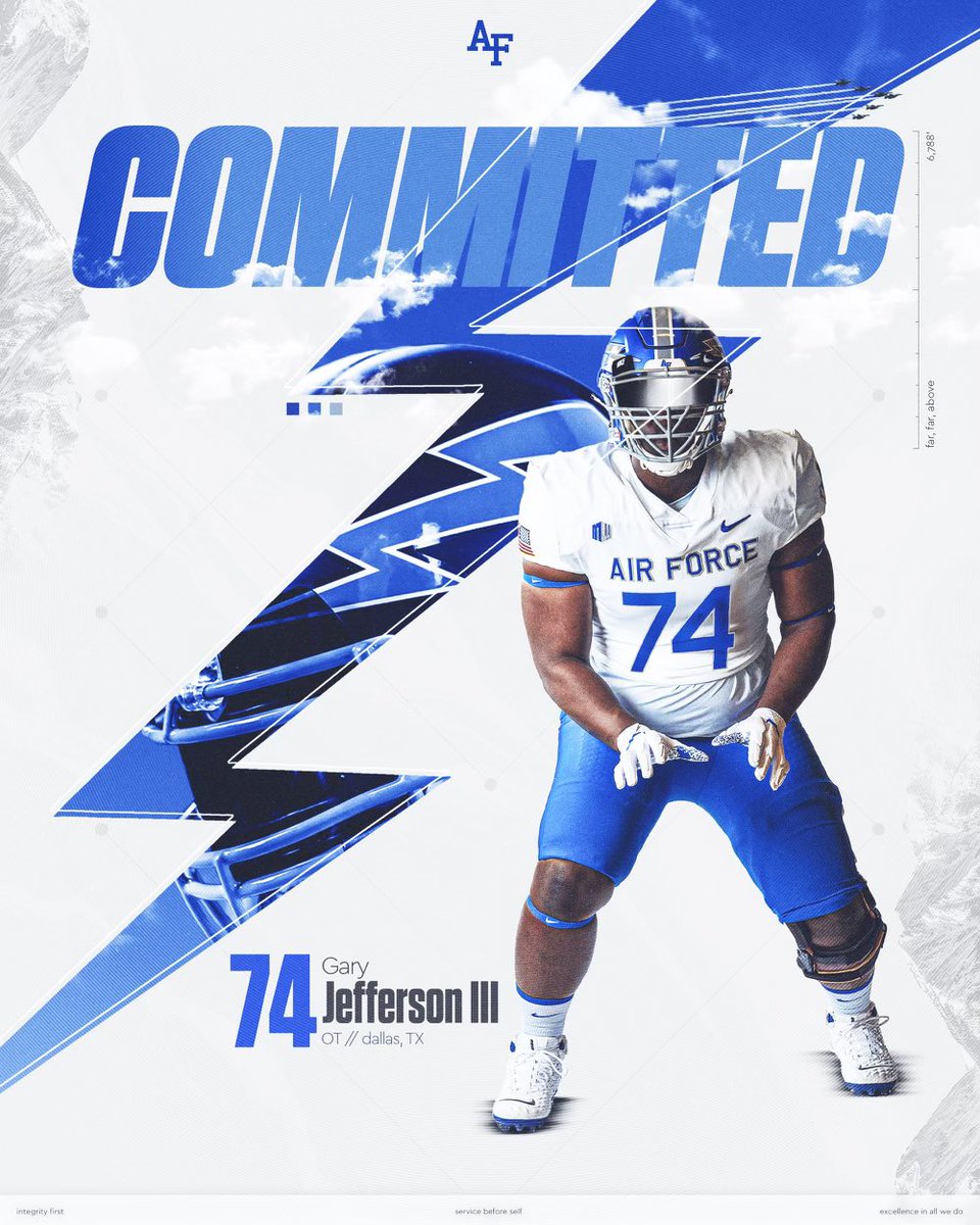 Gary “🥞 Addict” Jefferson III (@74choices_) on Twitter photo 720✈️214✈️719🏡
Beyond Blessed to be in this position! With that being said, I’m 719% COMMITTED to <a href="/AF_Football/">Air Force Football</a>!!! 🇺🇸⚡️
#GodsTiming 🙏🏾 720✈️214✈️719🏡
Beyond Blessed to be in this position! With that being said, I’m 719% COMMITTED to <a href="/AF_Football/">Air Force Football</a>!!! 🇺🇸⚡️
#GodsTiming 🙏🏾