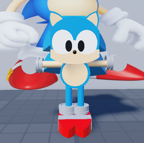 Skullydidathing's tweet photo. I got bored and modelled Sonic at 4 in the morning
and honestly this isn't that bad for a 1st attempt https://t.co/W8YODhY1Dt
