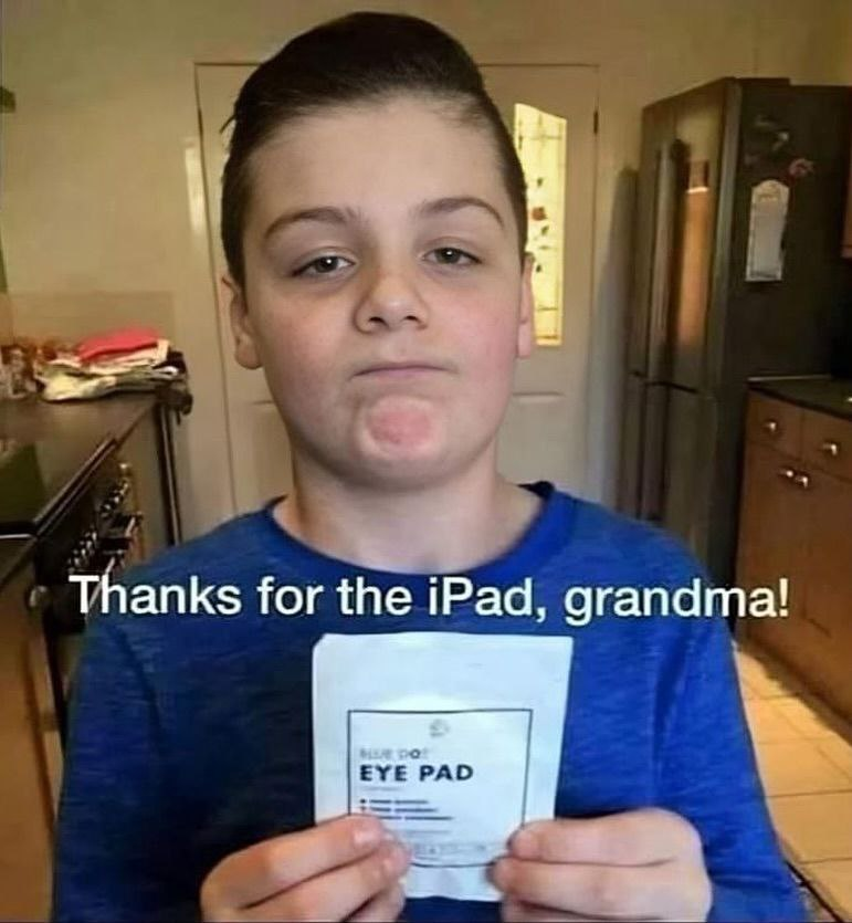 sparkjoywithin's tweet image. #lol #ipad #eyepad #Grandmalove