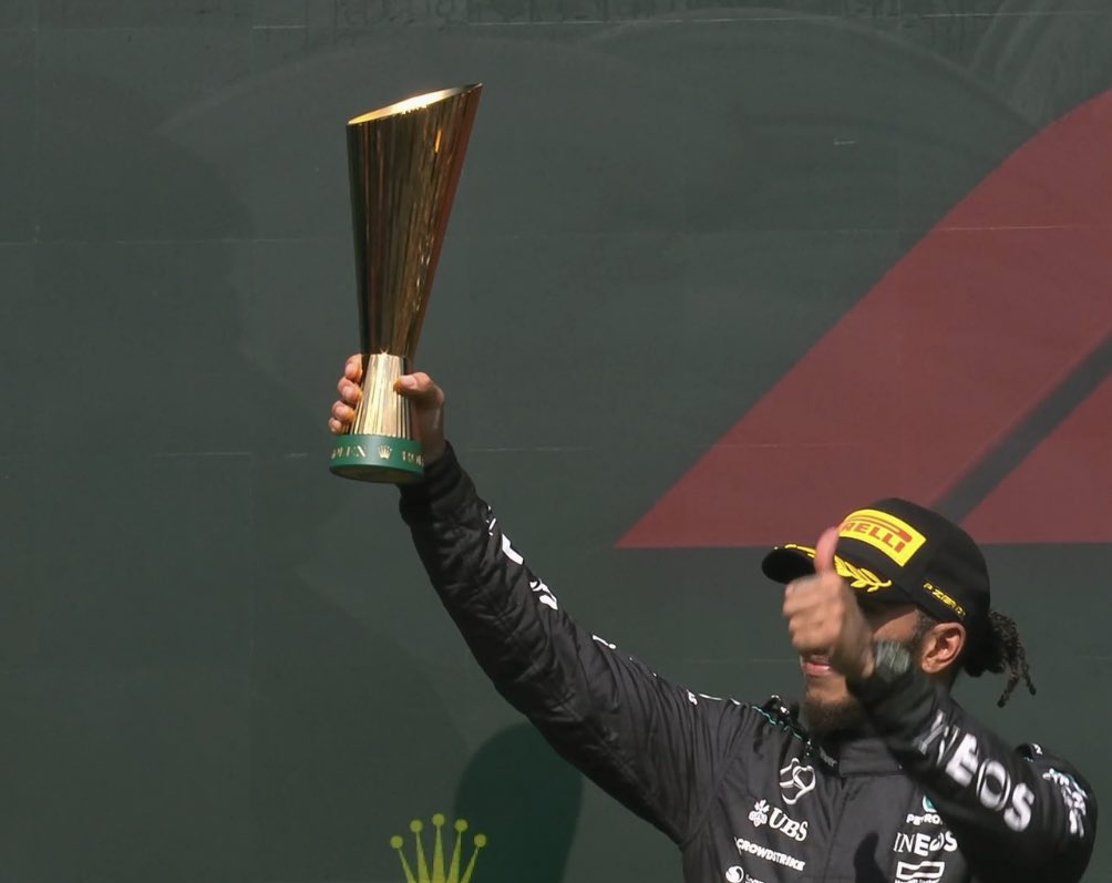 fiagirly's tweet photo. podium 201 for Lewis Hamilton, a new record and driver of the day! 💜👍🏽 https://t.co/Cjgpn7QGYR