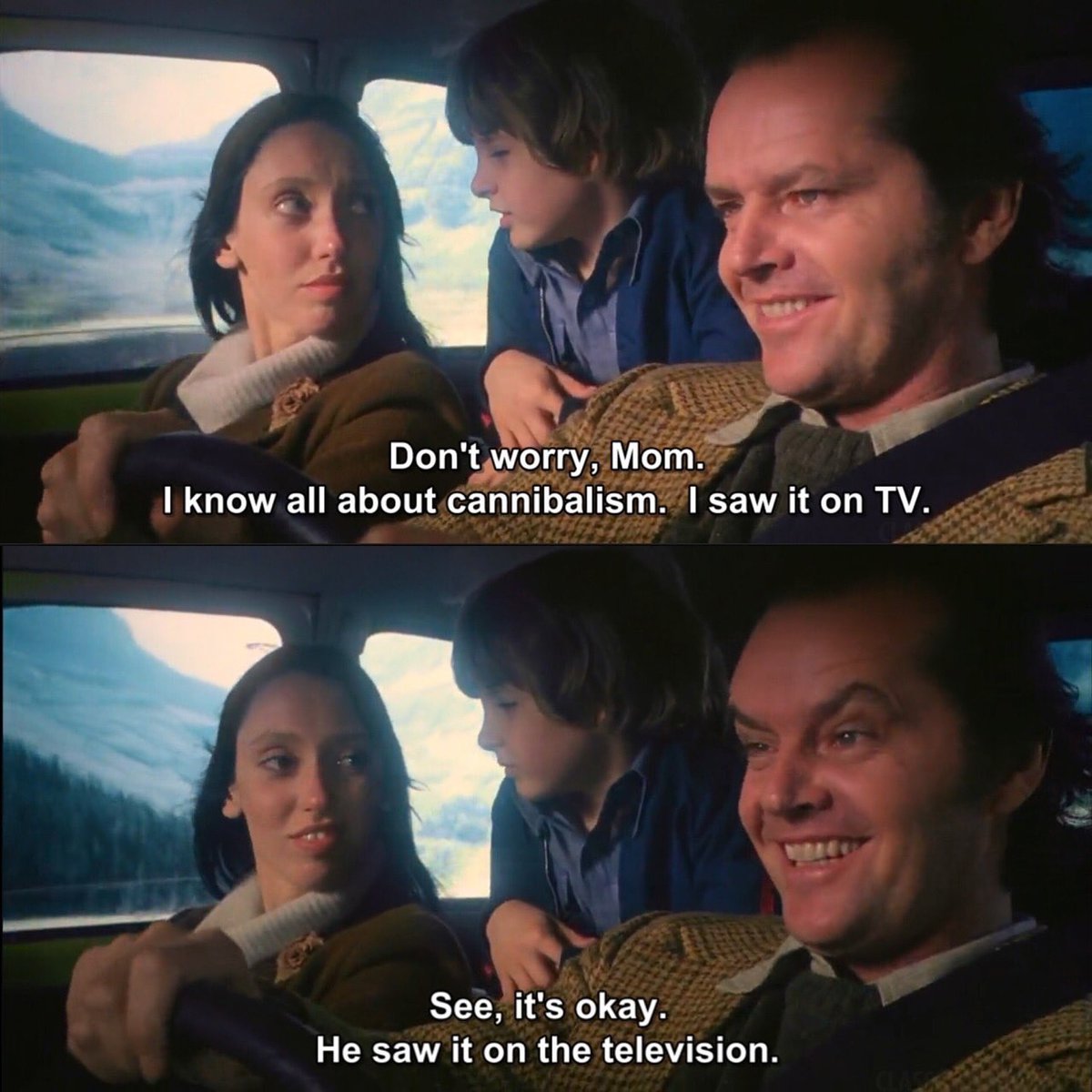 DannyDrinksWine's tweet image. The Shining (1980)
Director: Stanley Kubrick