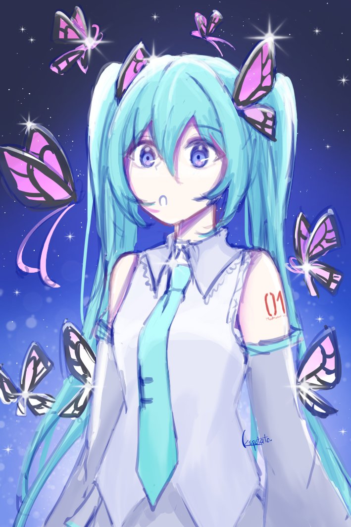 kspotato_06's tweet photo. 🦋

#Miku #初音ミク #Vocaloid https://t.co/RNCv7wejIg