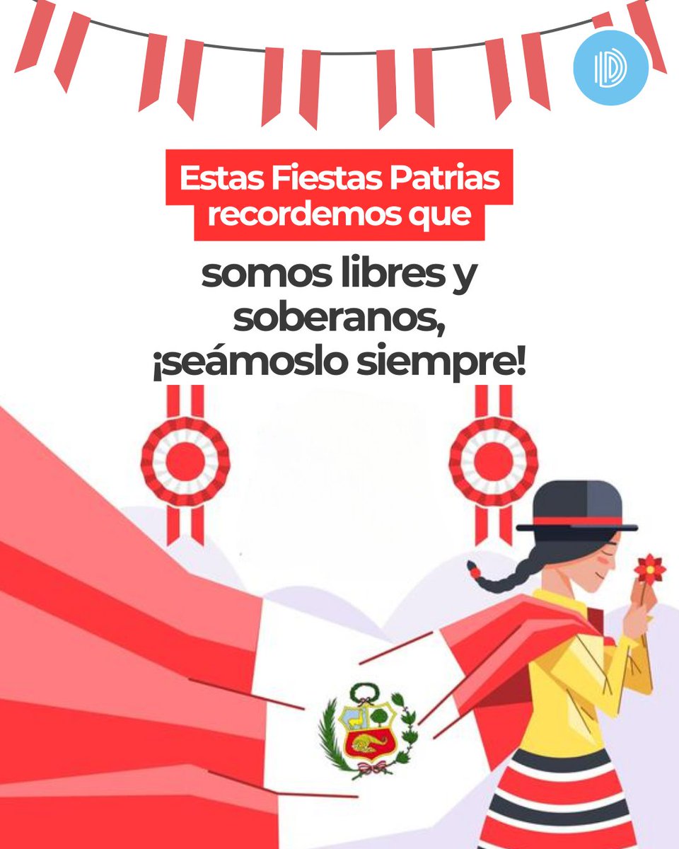 Ilad_media's tweet photo. #FiestasPatrias #Peru #Diadelaindependia #OrgulloPeruano #VivaElPerú #UnidosPorPerú #CelebraciónPatria #TeAmoPeru https://t.co/dB4zYALRIC