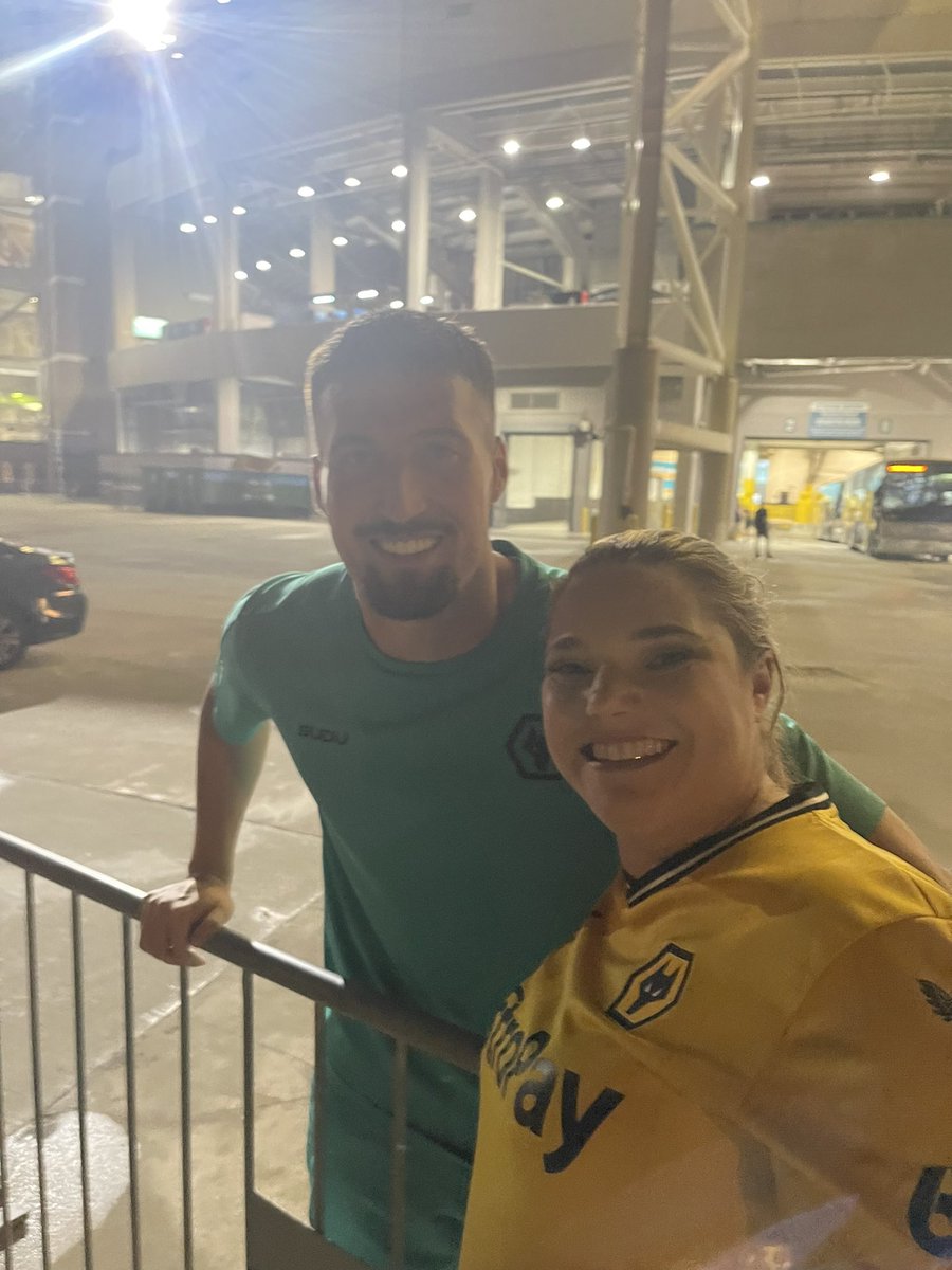 Yesterday was the best with <a href="/Wolves/">Wolves</a> Thank you for coming to the US! Dreams do come true!