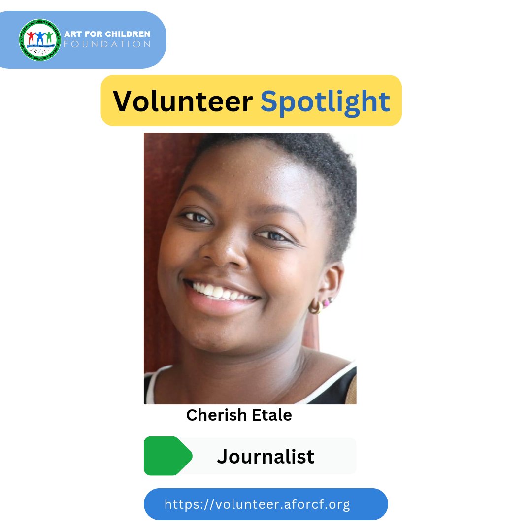 a4cFoundation's tweet photo. Today's volunteer spotlight winner is Cherish Etale.
Since January 2024, Cherish, a journalist by profession, has introduced monthly newsletters, helping us share our community stories more effectively.
#A4CVolunteers #VolunteerSpotlight #ServeTheCommunity https://t.co/WWuxHtpxCc