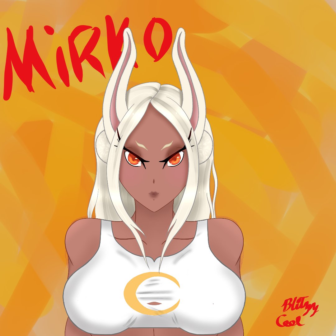 blitzycool's tweet photo. Mirko commission #fanart #MyHeroAcademia #mirko #MHA https://t.co/CeB0QC2BnU