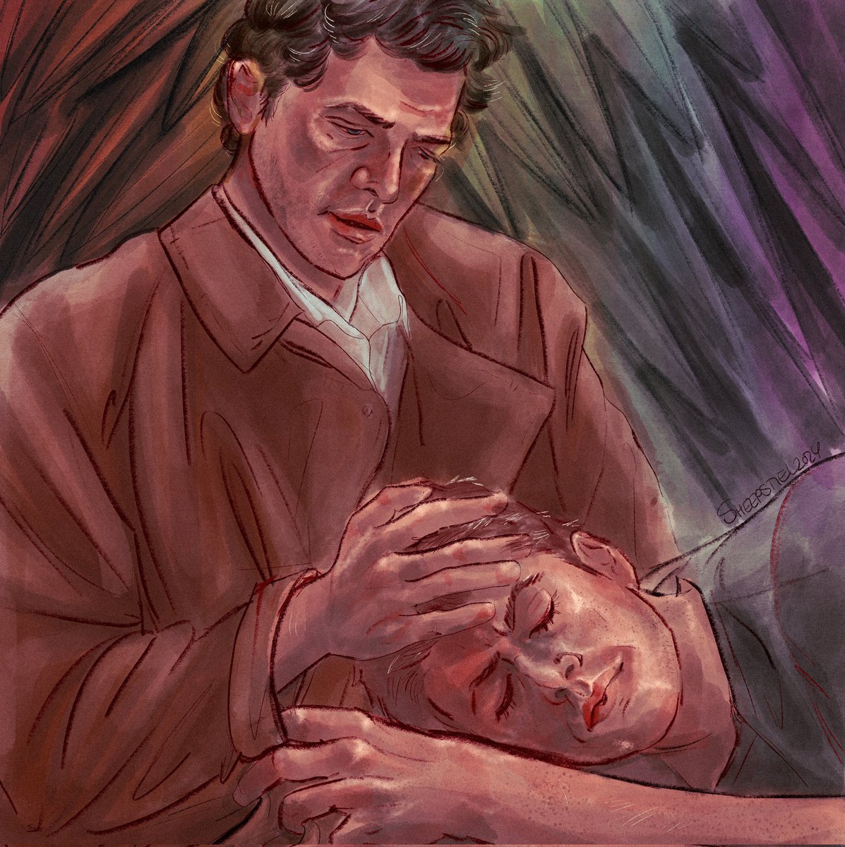 sheepstiel's tweet photo. Some destiel cuddly time for @Merisea211
Thank you for donating to the @destielaid Raffle for Palestine 💕 https://t.co/bLSeYNZUAU