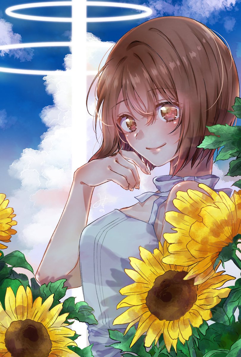 misono_ms's tweet photo. 夏空のモノローグ、14周年もSwitch移植も舞台もおめでとうございます〜🌻✨
 #夏空のモノローグ14周年 https://t.co/OUOjUBzdEP