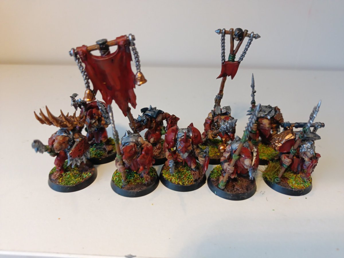 Finished the first batch! Really pleased with them.

#wargaming #minipainting
#warhammer