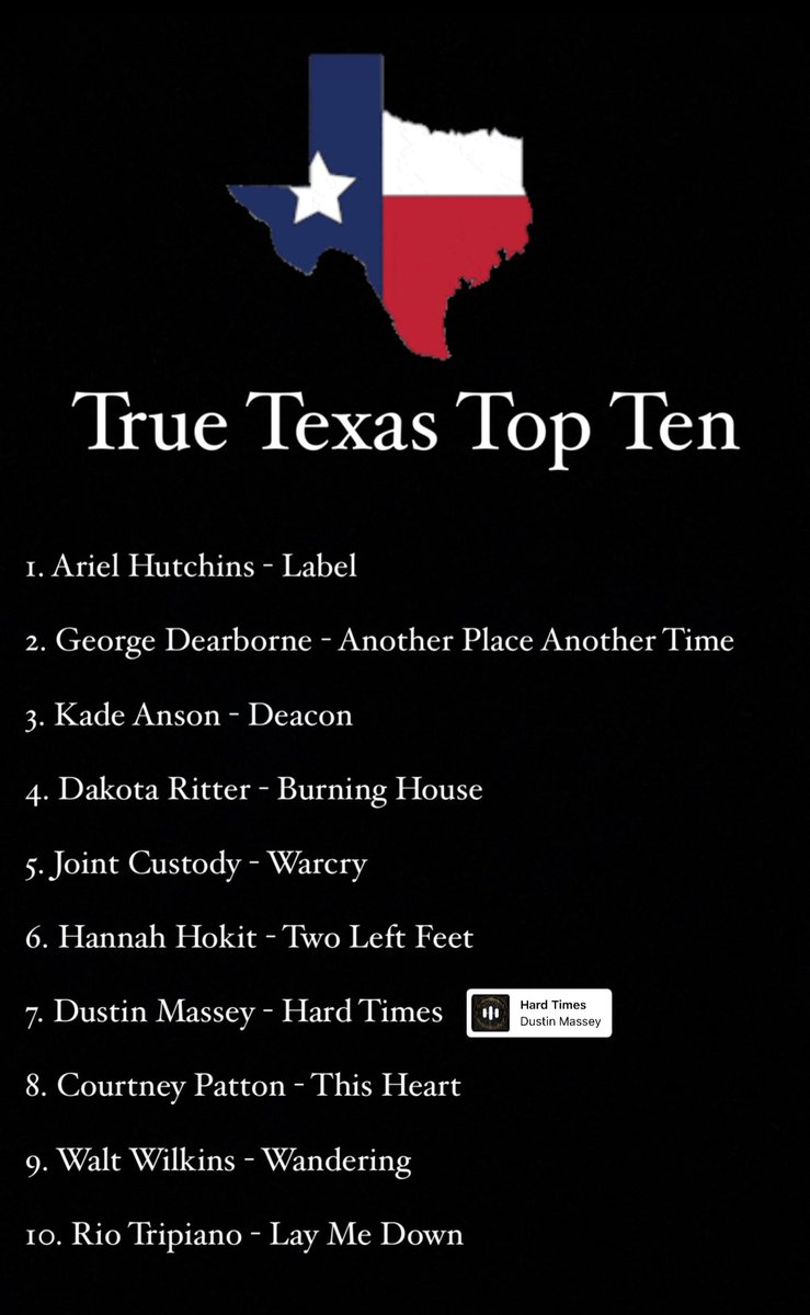 TrueTexasTopTen's tweet image. These Texas troubadours never stop making music and bringing to our ears and we won’t stop supporting them here at the truest Texas top ten around!

#TTTT
