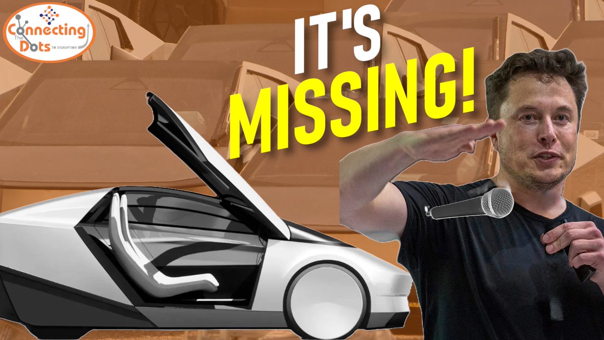 ConnectingODots's tweet image. Tesla's CyberCab Engineering: Deleting This One Thing Made It UNBEATABLE 💪 [+ Elon's Mic Drop]

CyberCab is about to arrive - so now's the time to predict it's engineering secrets!
Premiering NOW on YT. Wil be answering questions HERE (down this post) and on YT…