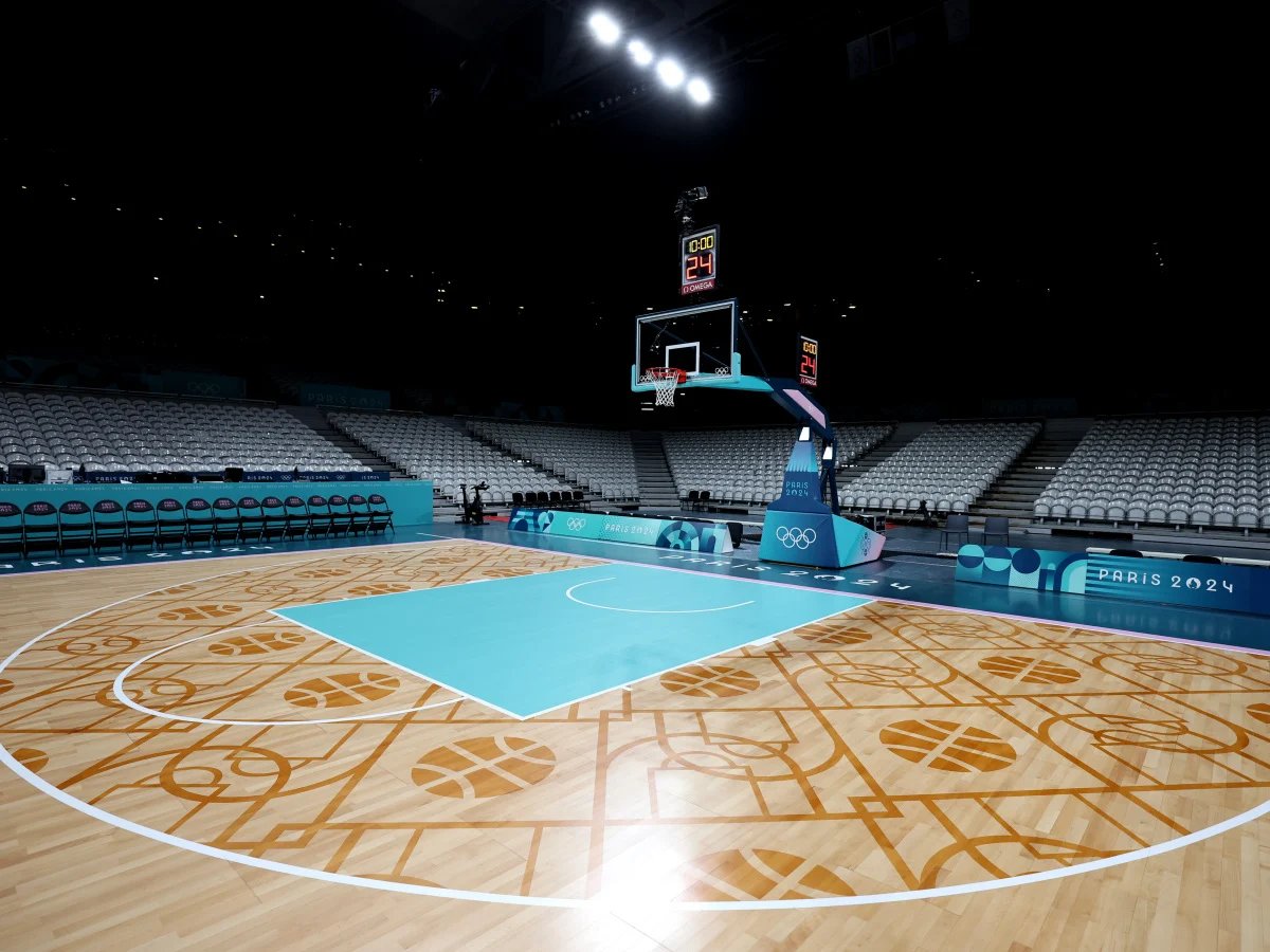 Thing I never expected to say: “This basketball court is beautiful!” 
#OlympicGames #Paris2024