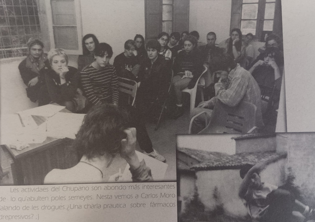 davidguardado's tweet photo. Na seronda de 1995 en Xyz, la revista que coordinábemos @frangayo, @llorviz, Martín Peña y yo prometíemos un "reportax completu" sobre'l Chupano, que nunca fiximos.
Pero la semeya (y el pie) son impagables 😃@DiegoDazAlonso1 https://t.co/fRYPduemVN