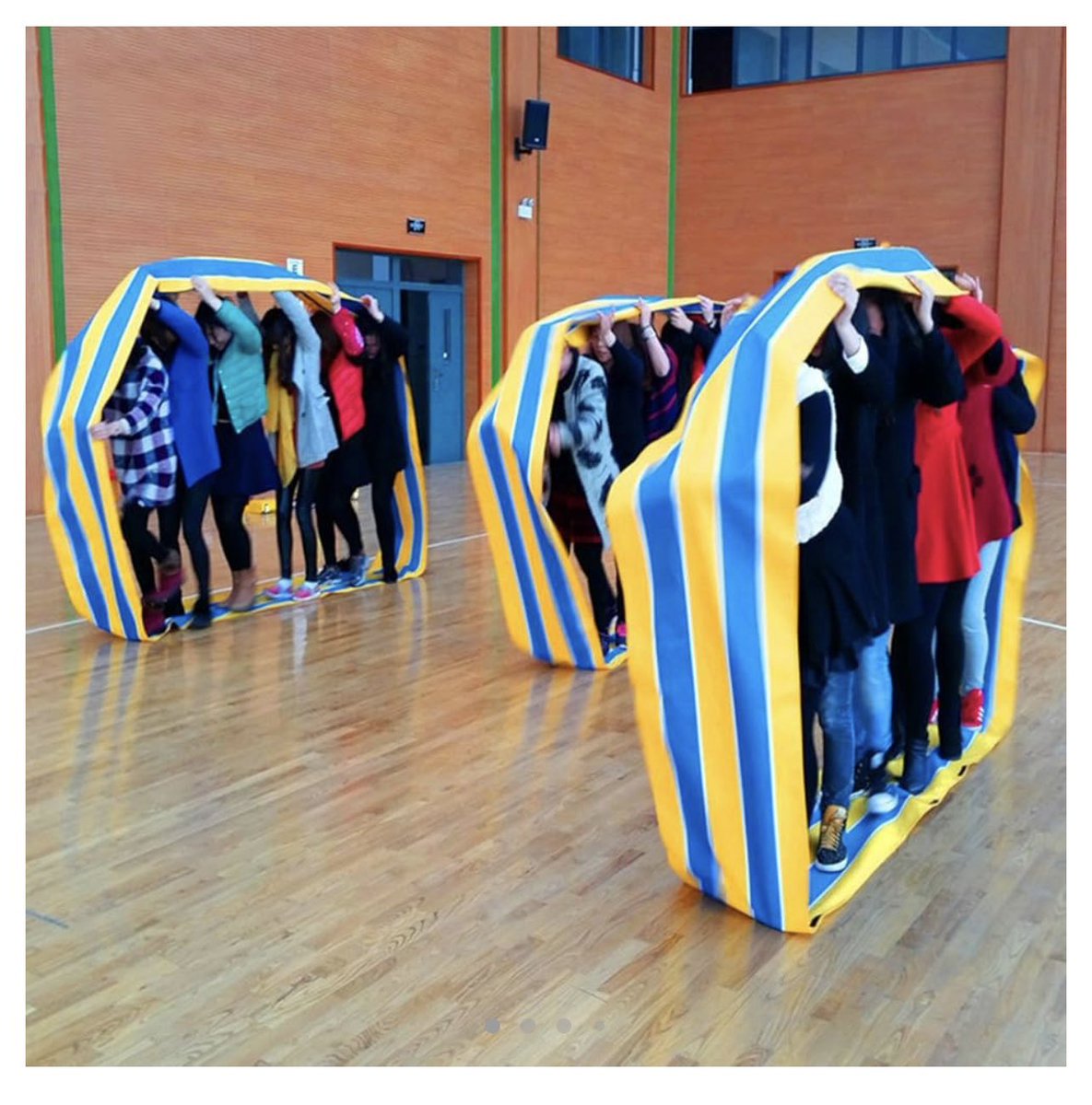 Does anyone want to help my PE class with run mats? I am always looking for fun &amp;exciting activities. My kids ❤️these but I am short 2. This is a great activity for communication and teamwork. Can you help? #clearthelist amzn.to/2Taxcq9