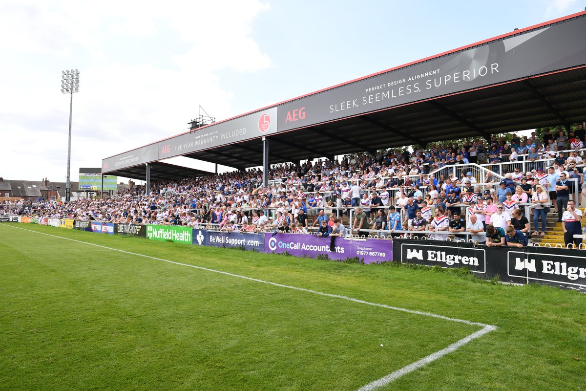 WTrinityRL's tweet photo. Thank you to everyone who turned out at the DIY Kitchens Stadium today!

Fantastic support once again!

The official attendance today was 6,453!

#UpTheTrin https://t.co/JcPkGshdC2