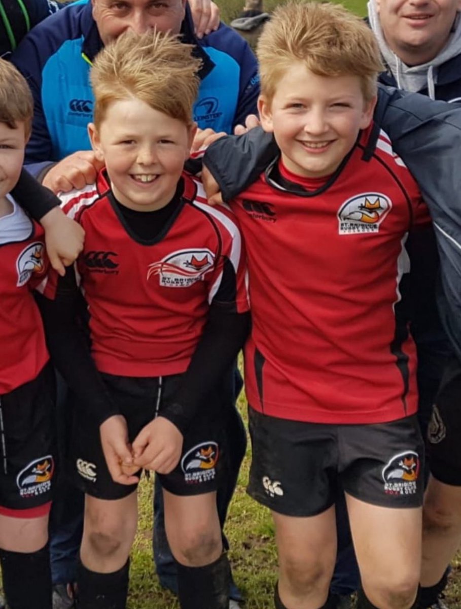 StBrigidsRFC's tweet photo. Congratulations from all the club at @StBrigidsRFC on past players Louis Magee and Owen Twomey who made their debuts for Leinster Schools this weekend. A big thank you to the coaches who guided them through their time at St Brigids RFC. From the ground up ❤️🖤

@youthsrugby @leinsterrugby @CabinteelyLife