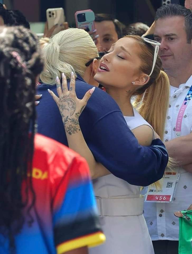 ❤️ Lady Gaga y Ariana Grande se reencuentran en los Juegos Olímpicos 2024.