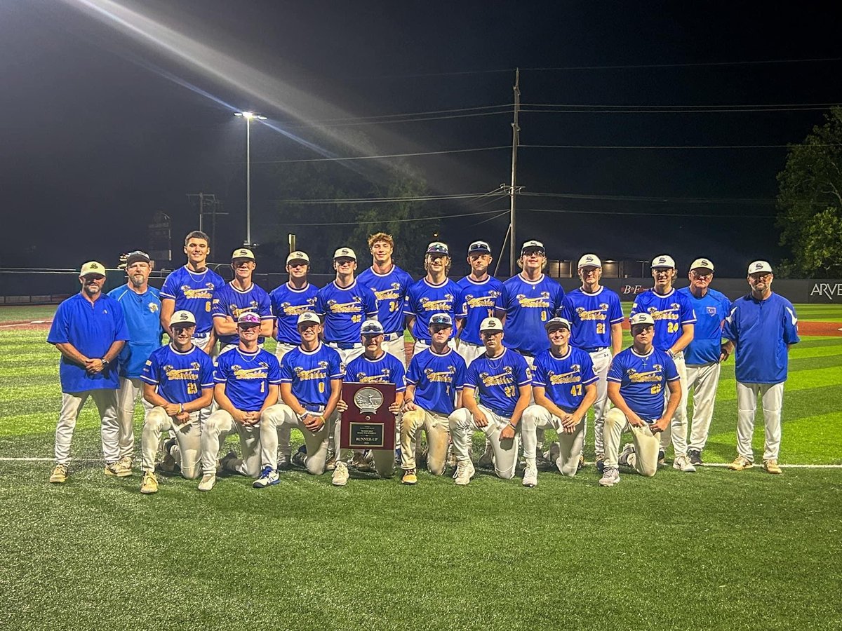 YJ_RBIClub's tweet photo. Sheridan's Sr American Legion team made a great run in the Sr. State Tournament reaching the Championship game but came up short against Bryant. The guys played great all week long.

@LoganW08 was honored with the Fred Wetzler Most Outstanding Performer Award. Congrats Logan! https://t.co/MBzmc6GCM9