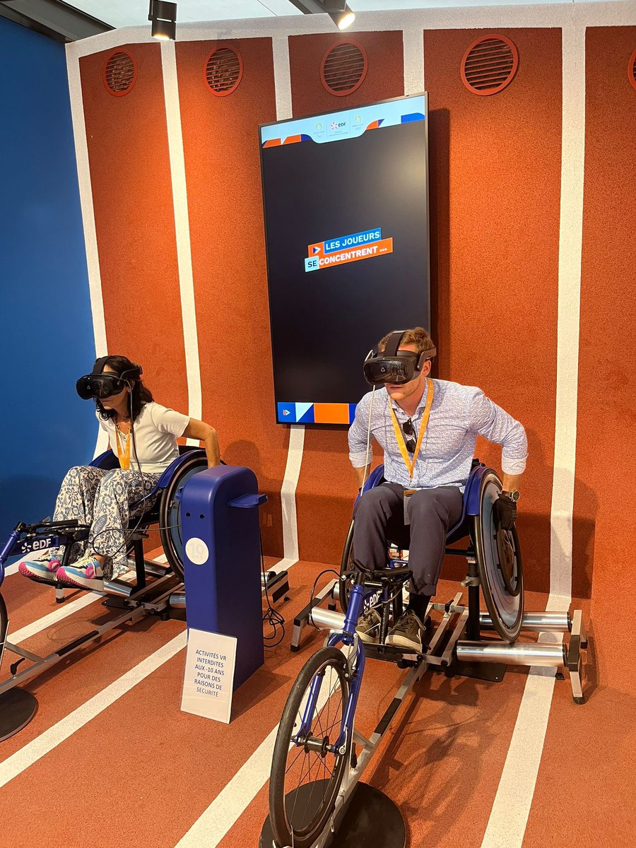 Très belle expérience pour @Sporsora au Pavillon <a href="/EDFofficiel/">EDF</a> au Pavillon Gabriel Sur toute l’expertise déployée pour des Jeux plus responsables Énergie décarbonée #teamedf #handisport