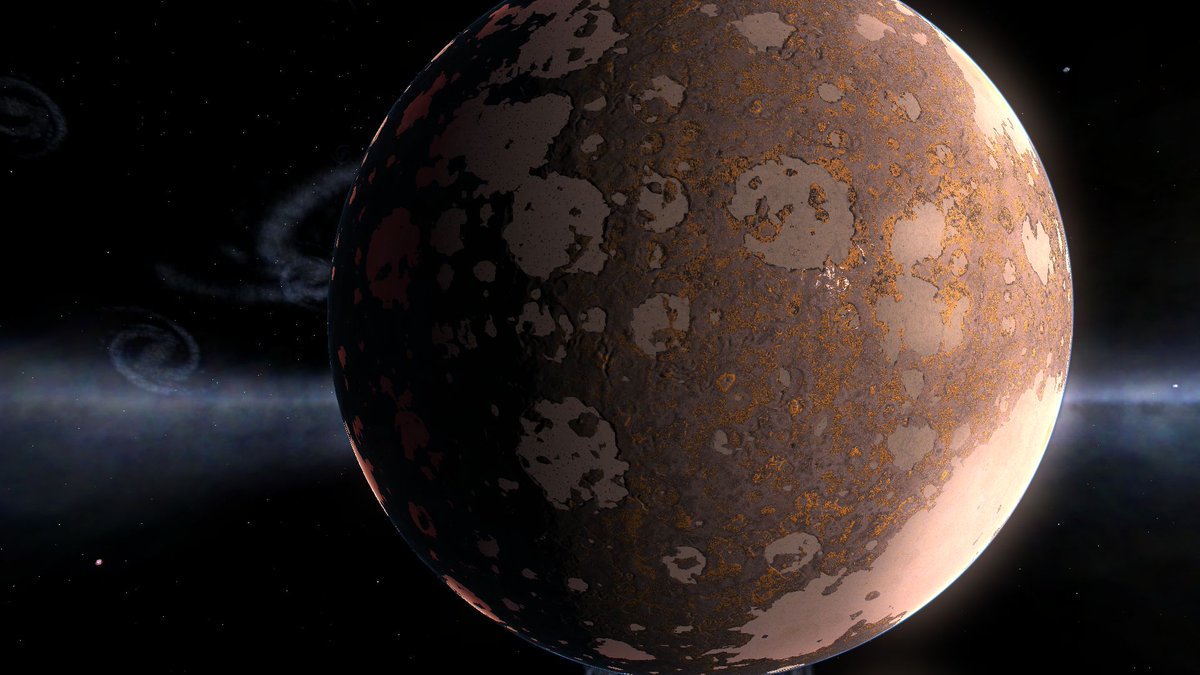 PjOuterspace's tweet photo. Panets with oceans directly exposed to space keep poping up but I'm unsure of them both on looks and realism.

#indiedev #space https://t.co/mU435gmwT4