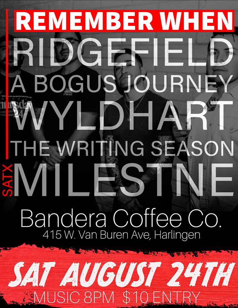 Last show of the year for us will be the Wyldhart debut show! See y’all there! Xoxo.