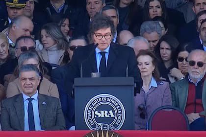 "Cuando al campo le fue bien, a todos los argentinos nos fue bien" Javier Milei.