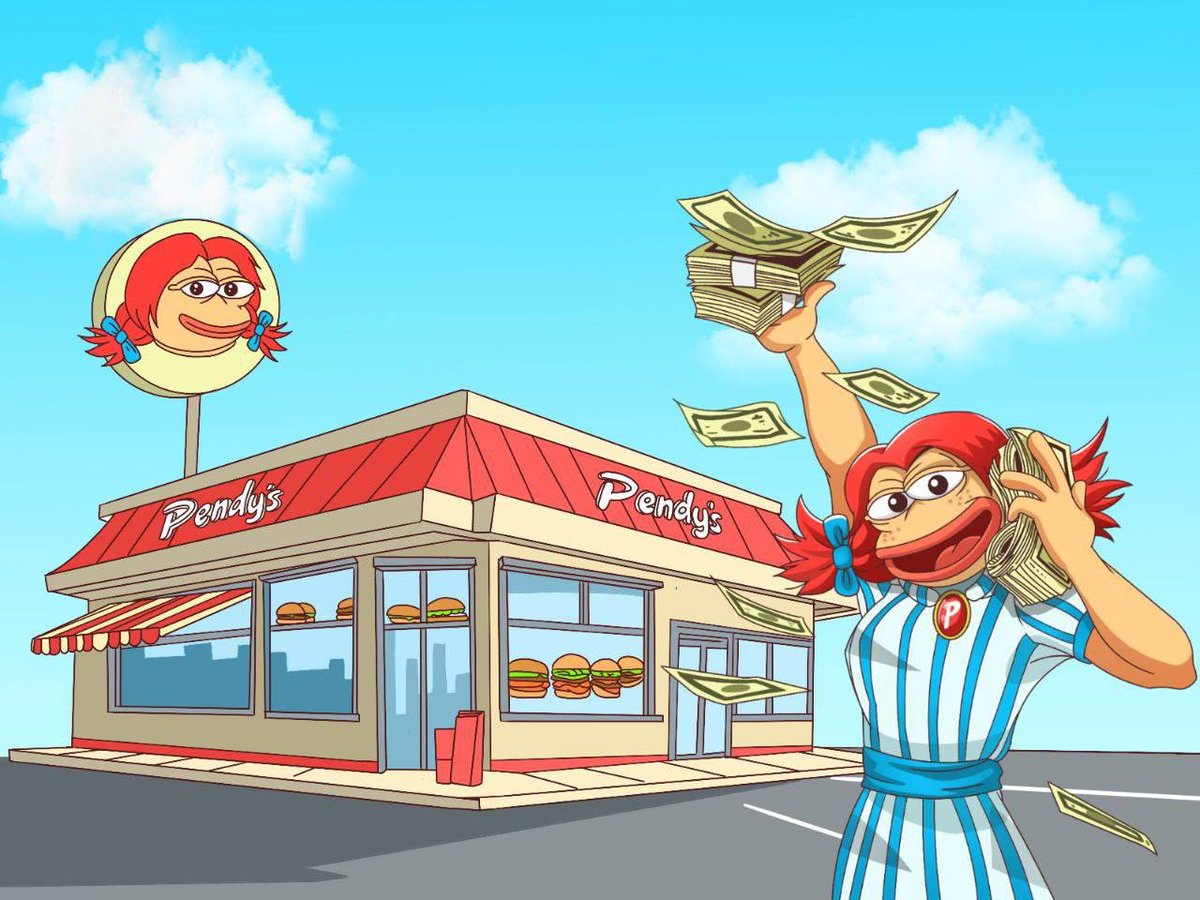pendycoin's tweet image. Welcome to Pendy's! 

Serving MEGA gains to all $PENDY holders..