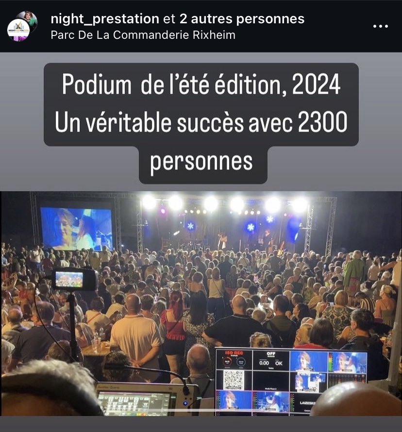 Julie_Pietri's tweet photo. Merci au public de Rixheim !
Merci à la ville … 💋

#JuliePietri #Concert #Rixheim #triomphe #merci #evelevetoi #succes #onlygoodvibes https://t.co/uKzi5H2TZS