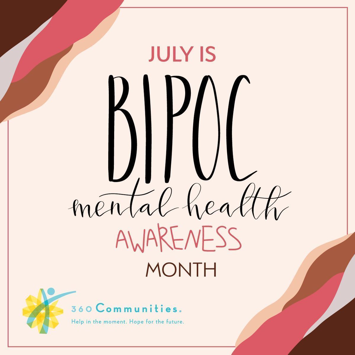July is #BIPOCMentalHealthMonth. If you identify as BIPOC and are interested in mental health &amp; wellness support, be sure to check out the following local resources: <a href="/CKuponya/">Creative Kuponya</a>, ZaRah Integrated Root Center zarahus.com, asiansformentalhealth.com, nlbha.org