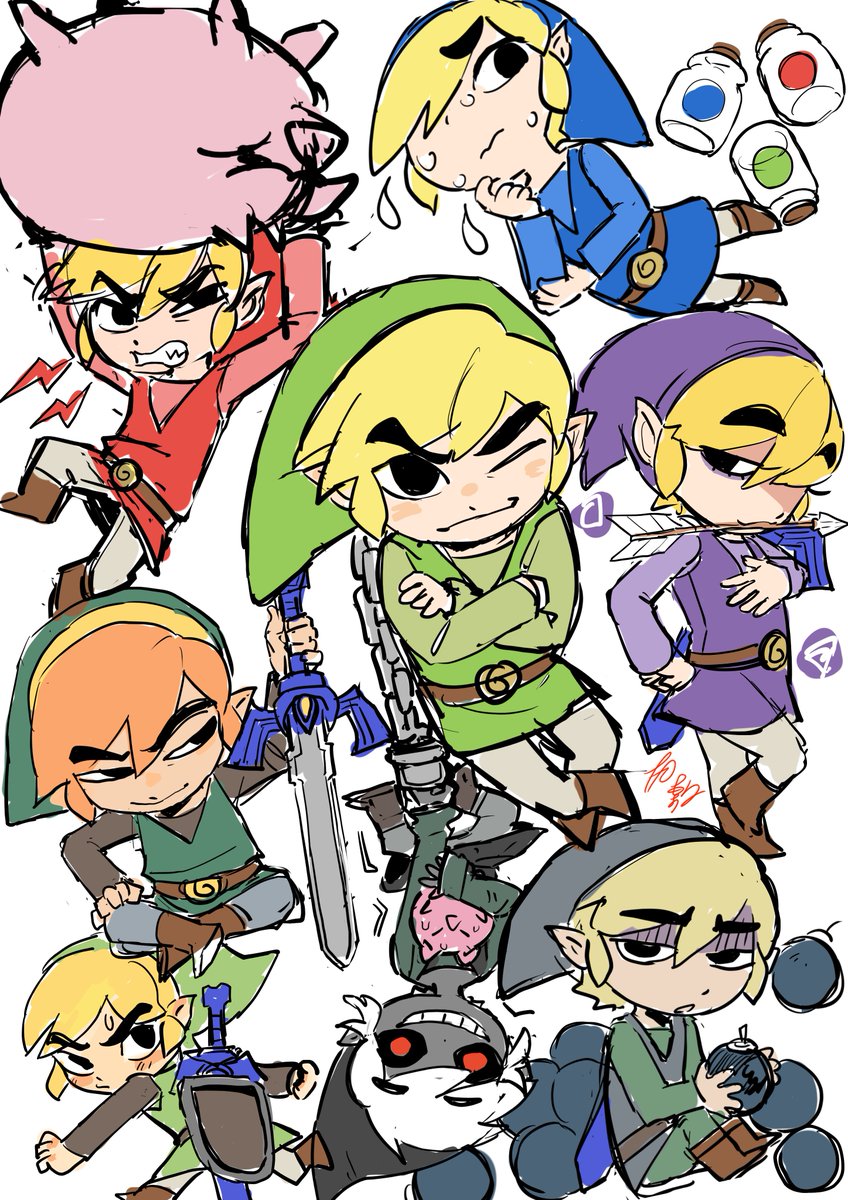 いろんなトゥーンリンクちゃん