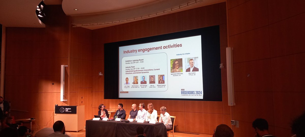 Amparo Guemes (@amparoguemes) on Twitter photo After an inspiring day of tutorials and lectures at the 2024 <a href="/IEEEBioSensors/">IEEE BioSensors</a> Conference, we're moving now to the Industry Panel session - a great chance to discuss current directions and market opportunities! After an inspiring day of tutorials and lectures at the 2024 <a href="/IEEEBioSensors/">IEEE BioSensors</a> Conference, we're moving now to the Industry Panel session - a great chance to discuss current directions and market opportunities!