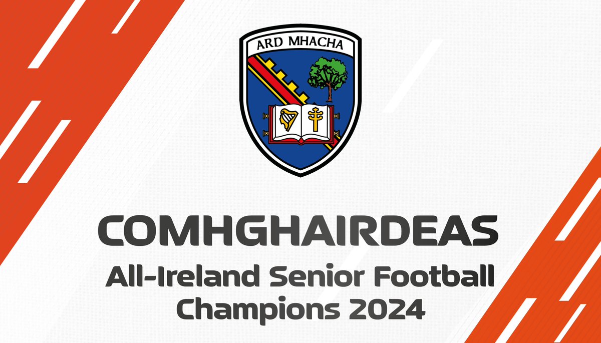 Comhghairdeas le hArd Mhacha! 🟧⬜️🏐🏆

#UlaidhAbú