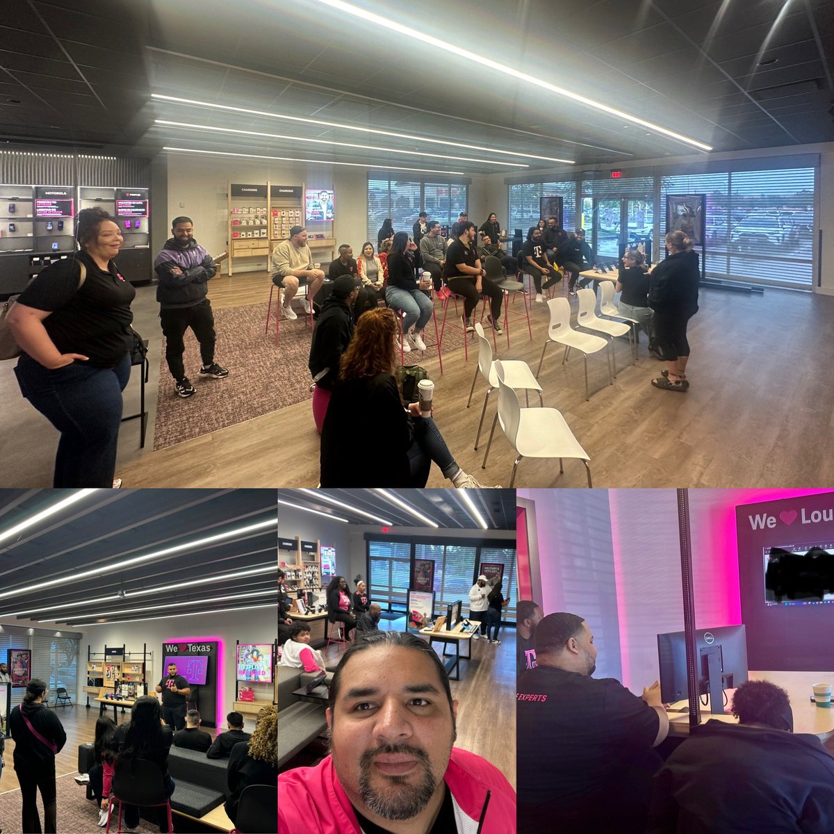 Texas East/Louisiana Experience folks getting ready to have another amazing month! Best in the world at connecting our customers to their world! #ATF