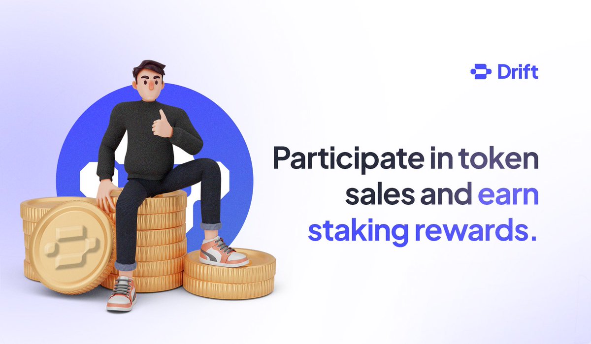 Did you ask what else does #Drift have to offer you?

-Exclusive Access: Secure your tokens at early-bird rates.
- Staking Rewards: Maximize your gains with high-yield staking options.

Don’t snooze, so you don’t lose.