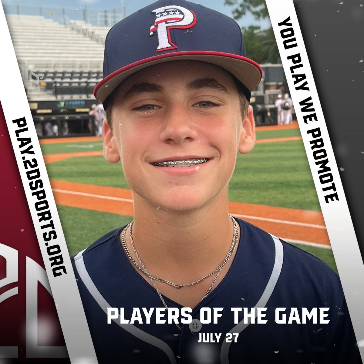 ⭐️Player of the Game⭐️

#9 Pyke Elisar(<a href="/Pyke_9/">Pyke Elisar</a>): 2.2 Ip  0R  1K
USA Prime BR- Vendugo

St. Amant High |2027| LA
#uncommitted #2DHitting #2D2027