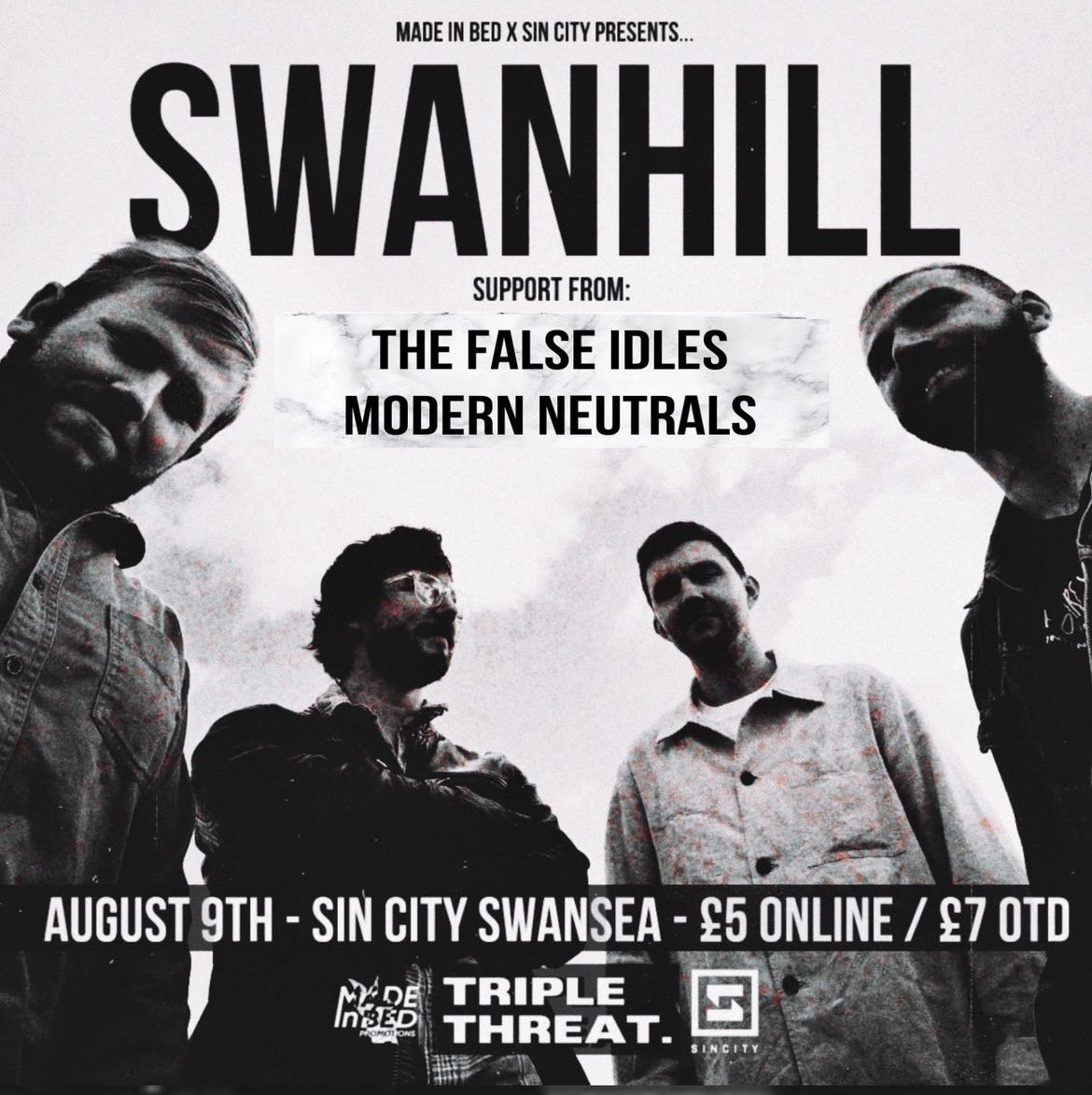 We are so excited to now be apart of @sincityswansea and <a href="/mib/">promo_code_discount_coupon◥•ﻜٕوِبون• ﺧٕٓصٍمٍ•ﻜٕوِد</a>.promo TRIPLE THREAT event as our Sin City Debut!

We will be on main support at 9pm. We are playing alongside headliners <a href="/swanhillband/">Swan Hill</a> and @modernneutralsband 

#band #indiemusic #grassrootsvenues