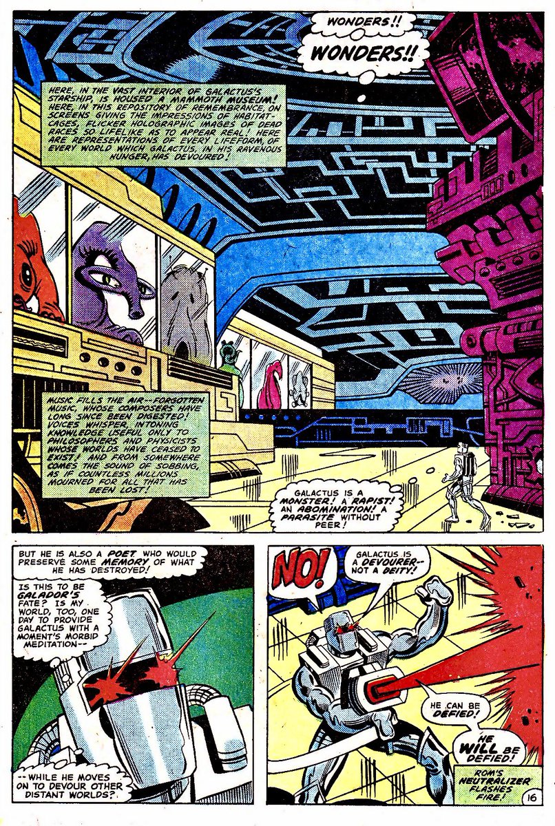 dano_cosmic's tweet photo. #Galactus… monster, rap1st, abomination, parasite without peer…poet?!?
✨
I’d like to visit that museum!
✨
ROM Spaceknight #26 (Vol. 1, 1981)
W-#BillMantlo,A-#SalBuscema,I-#JoeSinnott,C-#BenSean,L-#JaniceChiang/#JeanSimek
✨
#ROM #ROMSpaceknight #MarvelComics #MarvelCosmic https://t.co/darFmBY0te