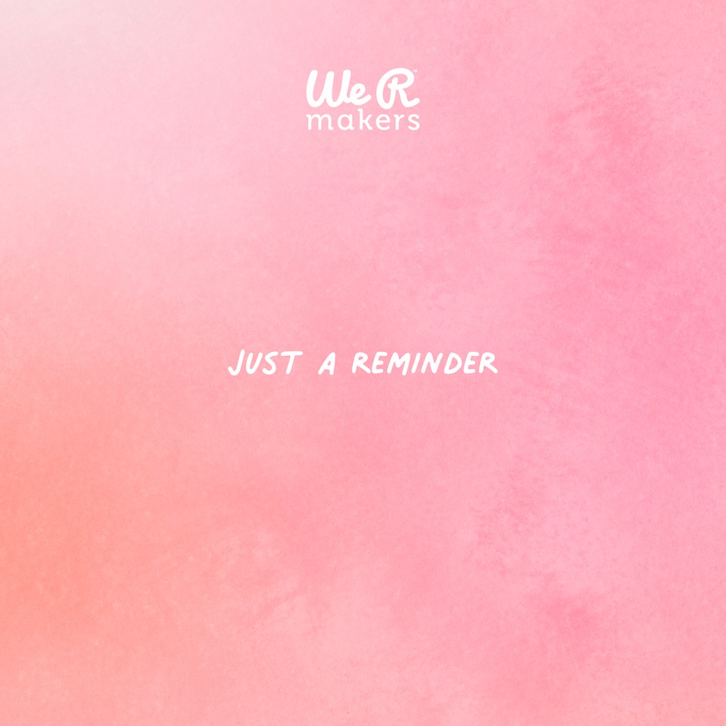 wermemorykeeper's tweet photo. Your crafty PSA for the day.😄 Just start creating and have fun! ✂️
#wermakers #wermemorykeepers #craft #craftsupplies #papercrafts #scrapbooking #scrapbooksupplies #handmadecards #cardmaking #bookbinding #minibook #diybook #minialbum #journal #diyjournal #planner #diyplanner https://t.co/ldgw4Ncvc2