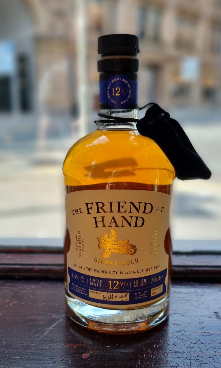 New #whiskey in stock! 📣

Friend at Hand Girona Gold (number 6). A 12 year single malt matured in sherry casks. Named after the Spanish galleass Girona, which sank off the north Antrim coast in 1588. ⚓️

Come and treat yourself! 🥃

#Liverpool 
#properpub 
#ukpubs
#IrishWhiskey