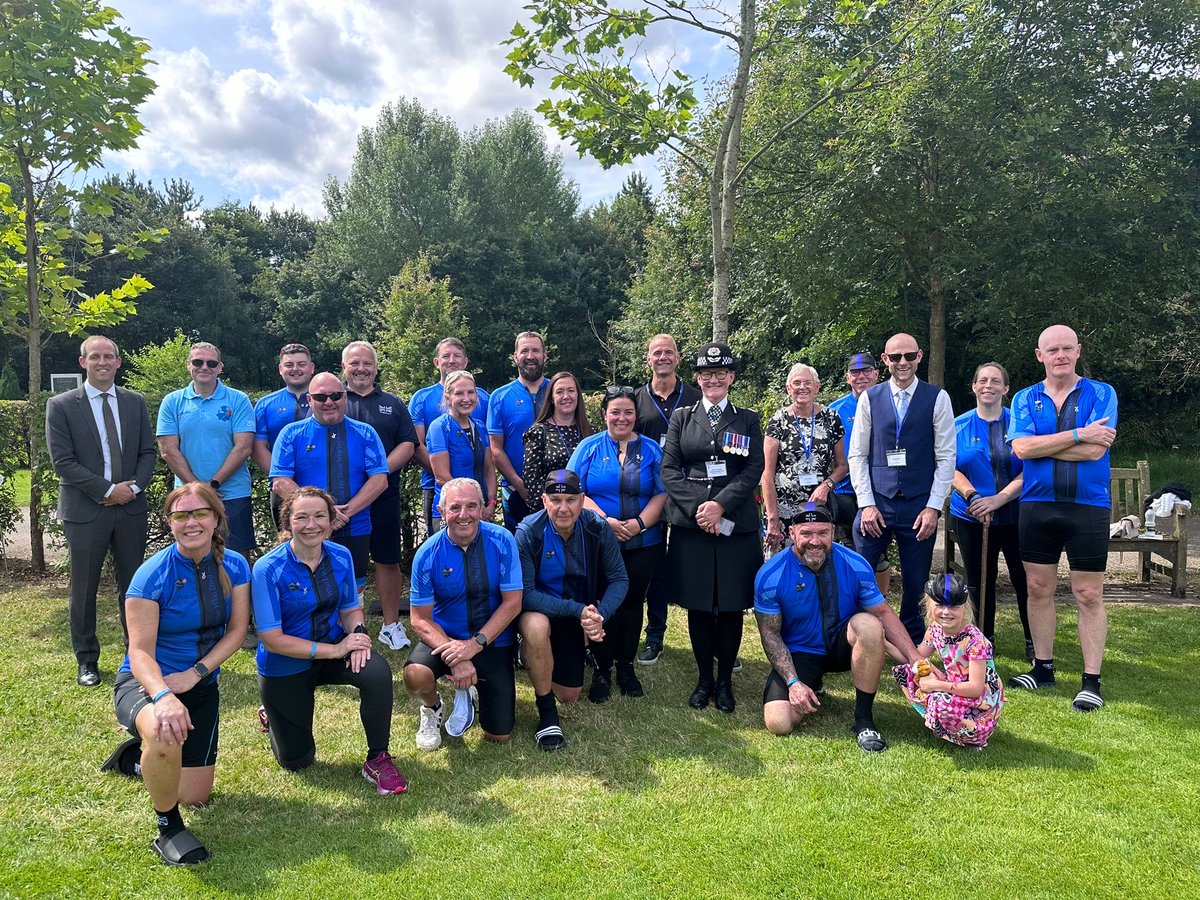 A very moving day greeting all the ⁦<a href="/PolUnityTourUK/">UK Police Unity Tour</a>⁩ riders into the National Arboretum this morning &amp; then attending the ⁦<a href="/UK_COPS/">COPS</a>⁩ memorial service. Such a special day -⁦ ⁦<a href="/sarahdoyley6944/">Sarah Doyle</a>⁩ spoke about her husband Neil &amp; Greg Briggs spoke his brother Paul.