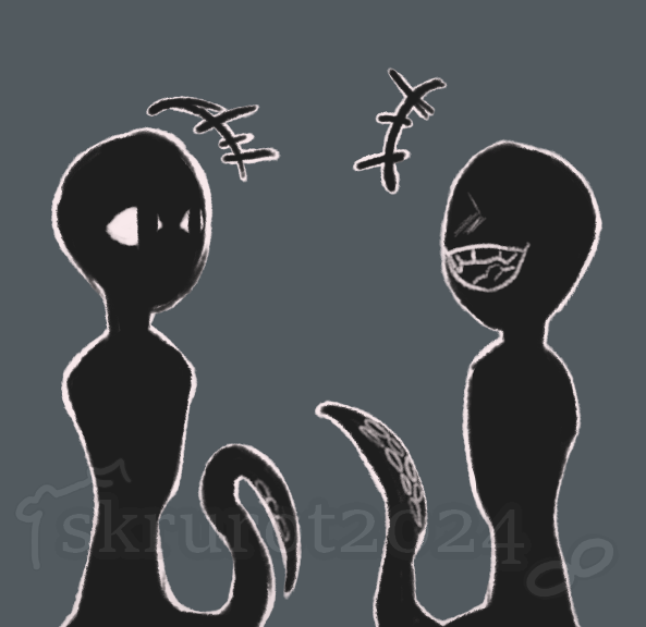 SkruRot's tweet photo. you think they talk to eachother?
#pressureroblox #urbanshade #Squiddles https://t.co/LLYpatQavu
