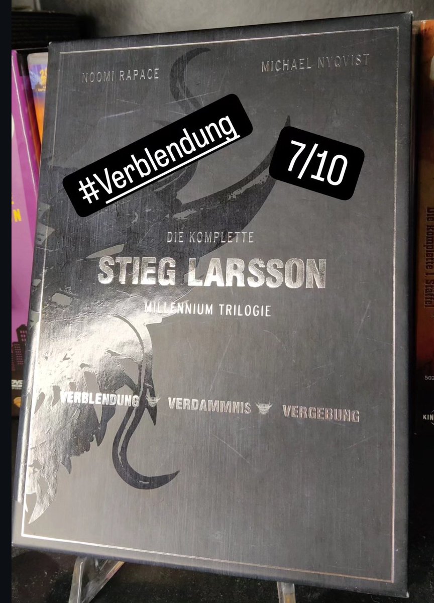 physical_media's tweet image. Ich kannte bisher nur die Version von D. Fincher und war überrascht, dass die Filme sich ja 1:1 gleichen. Hier aber mehr skandinavisches Flair, dafür aber auch mit dem Look einer TV-Produktion. Solide! 7/10 #Verblendung