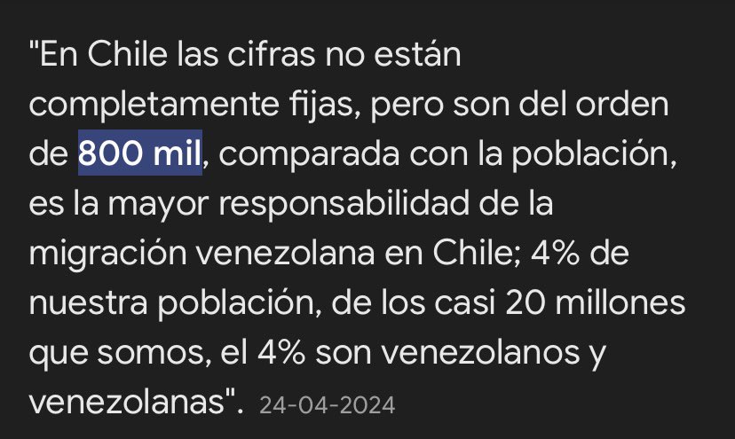 4% de la población en Chile es Venezolana 🥲 y no pudieron buscarse a un periodista o político que los ayude con los comentarios en las noticias. Insólito.