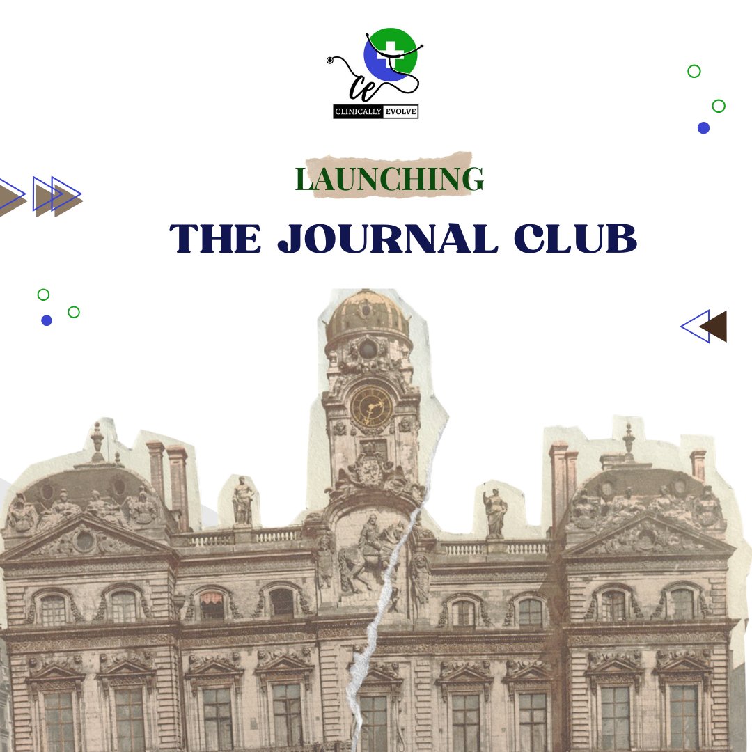 Launching 📢 𝕵𝖔𝖚𝖗𝖓𝖆𝖑 𝕮𝖑𝖚𝖇! 🎊 
Whether you want to present, share insights, or just listen, everyone is welcome!
So make sure to follow us in this journey.🥰
Looking forward to great discussions and learning together! 

#MedTwitter #research